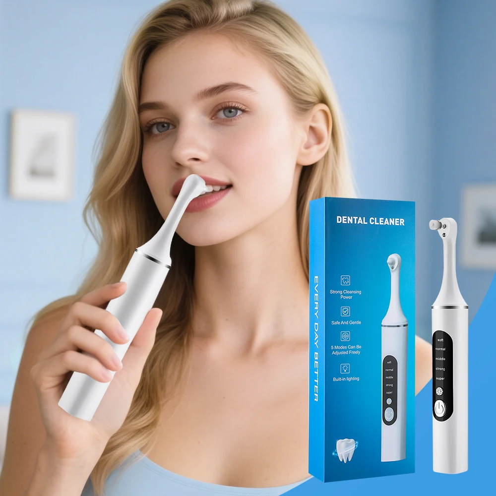 Teeth Whitening Brush - Polidor de dentes elétrico, limpador de