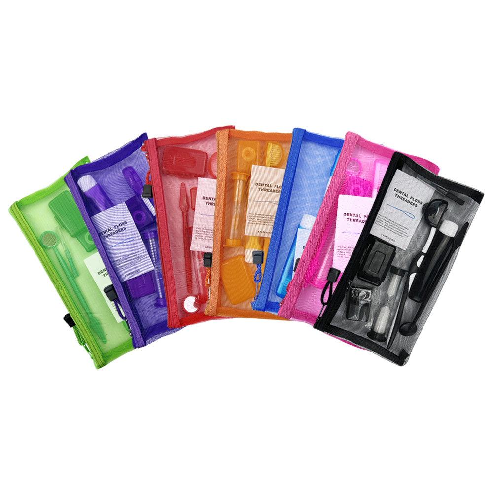 Teeth Whitening Brush - 8 pçs/set ortodôntico kit escova de