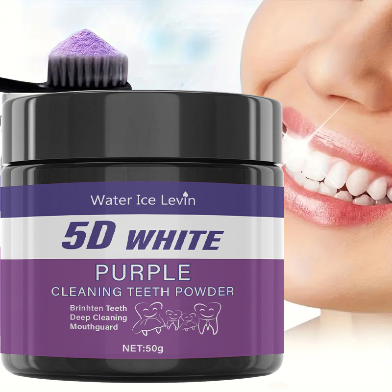 Teeth Whitening Oil Pulling - Pó de dentes brancos 5D. Fórmula