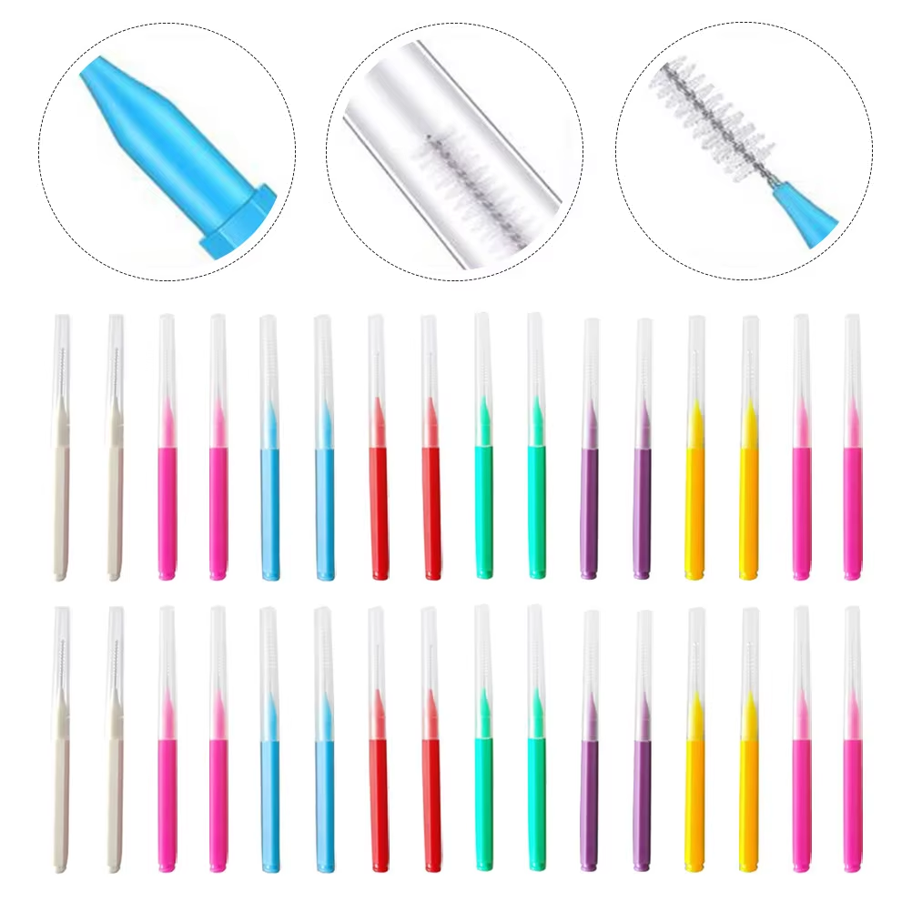 Teeth Whitening Brush - Caixa com 20 Escovas Interdentais Retas