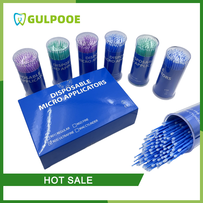 Teeth Whitening Brush - GULPOOE Micro Escova Descartável Aplicadores de