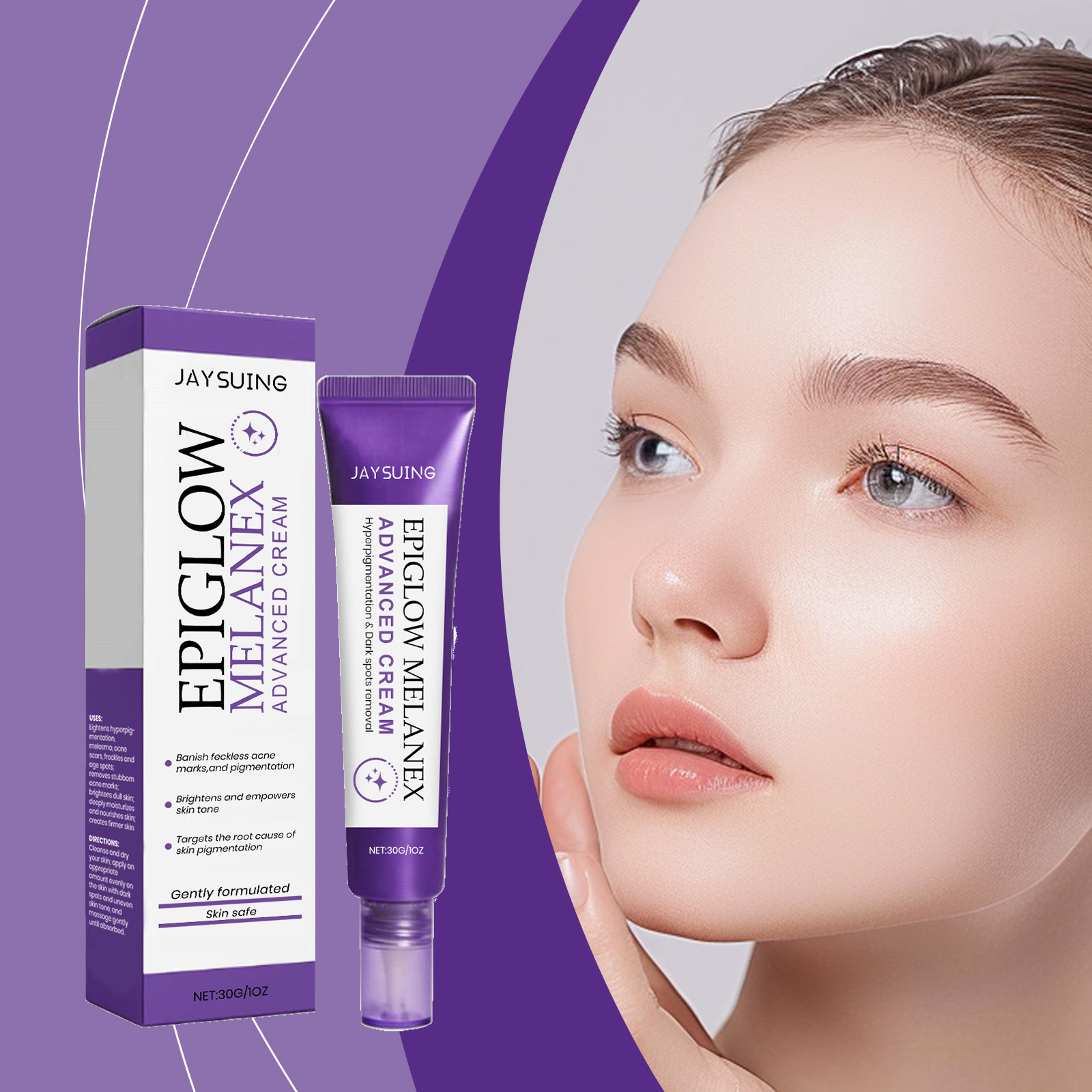 Charcoal Whitening Paste - Remoção de manchas creme anti-envelhecimento clarear