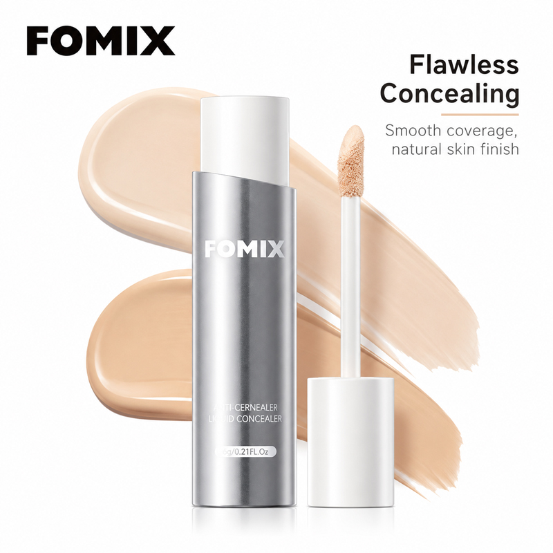 Charcoal Whitening Paste - Corretor Líquido FOMIX de Cobertura Total