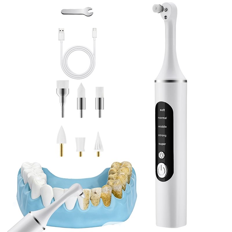 Teeth Whitening Brush - Polidor de Dentes Elétrico Recarregável A83G-LED