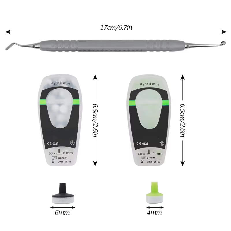 Teeth Whitening Foam - Kit composto dental com almofada de
