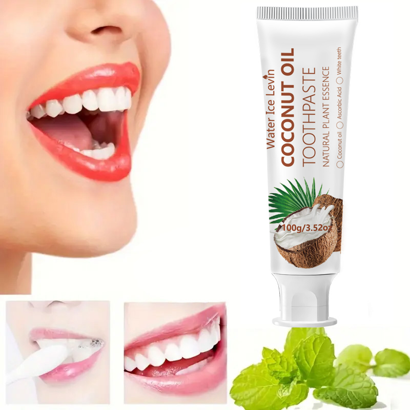 Teeth Whitening Oil Pulling - Pasta de Dente de Óleo de