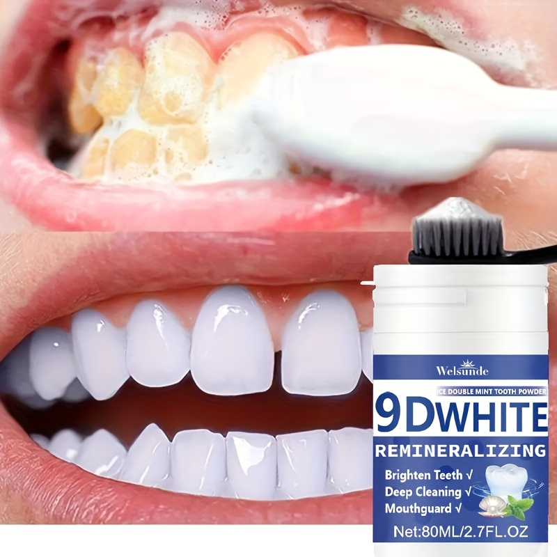Pó de dente hidroxapatite remo - Teeth Whitening Results avaliação e preço