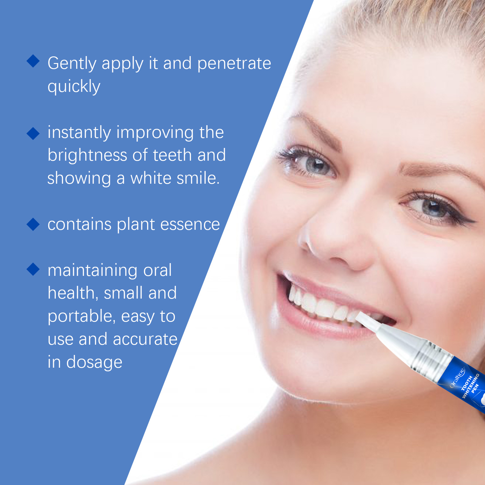 Caneta essência para limpeza d - Teeth Whitening Foam avaliação e preço