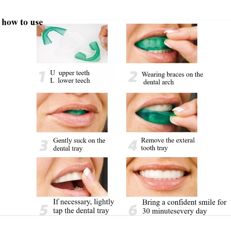 Conjunto de bandeja de claream - Teeth Whitening Quick avaliação e preço