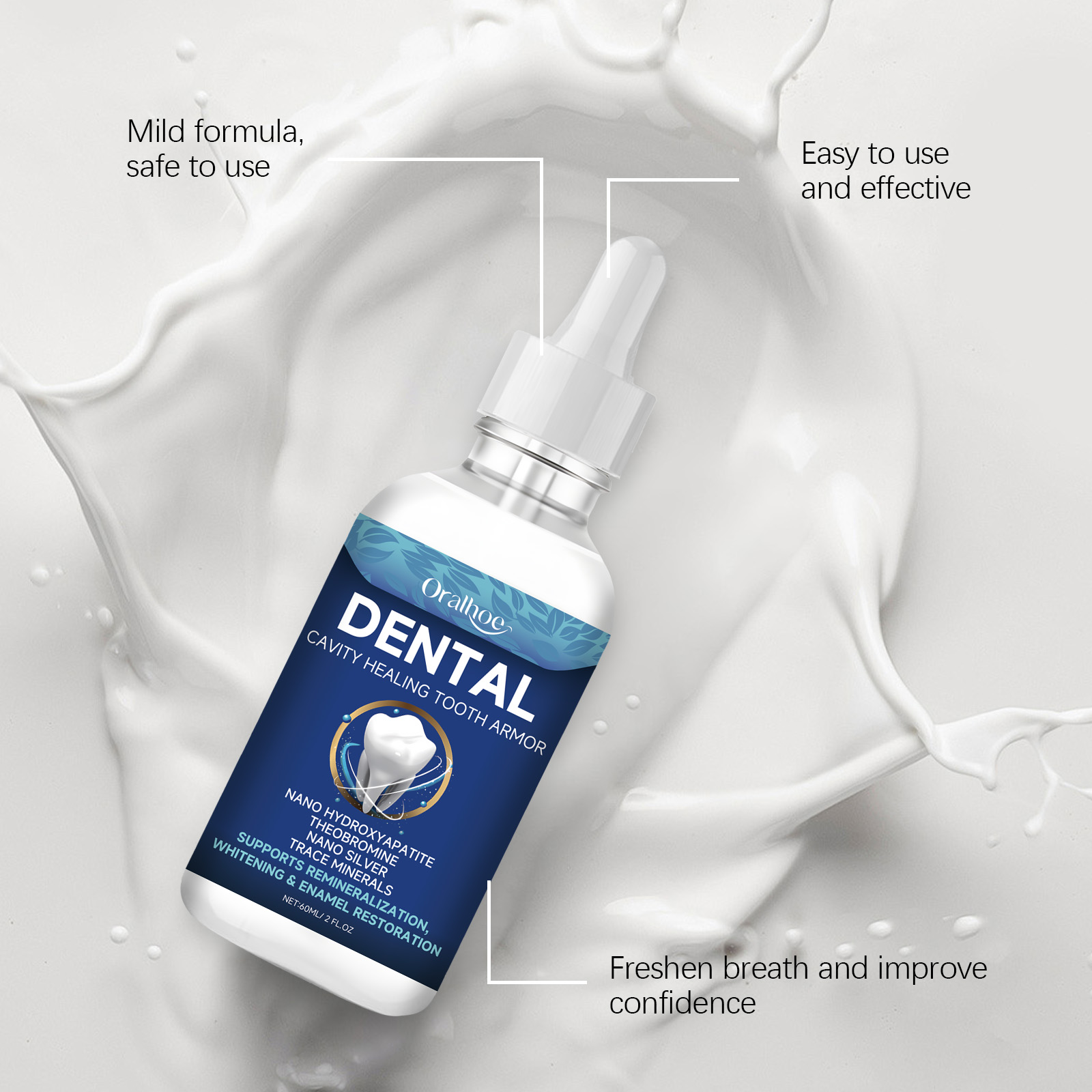 Sérum Líquido Clareador de Den - Teeth Whitening And Stain Removal avaliação e preço