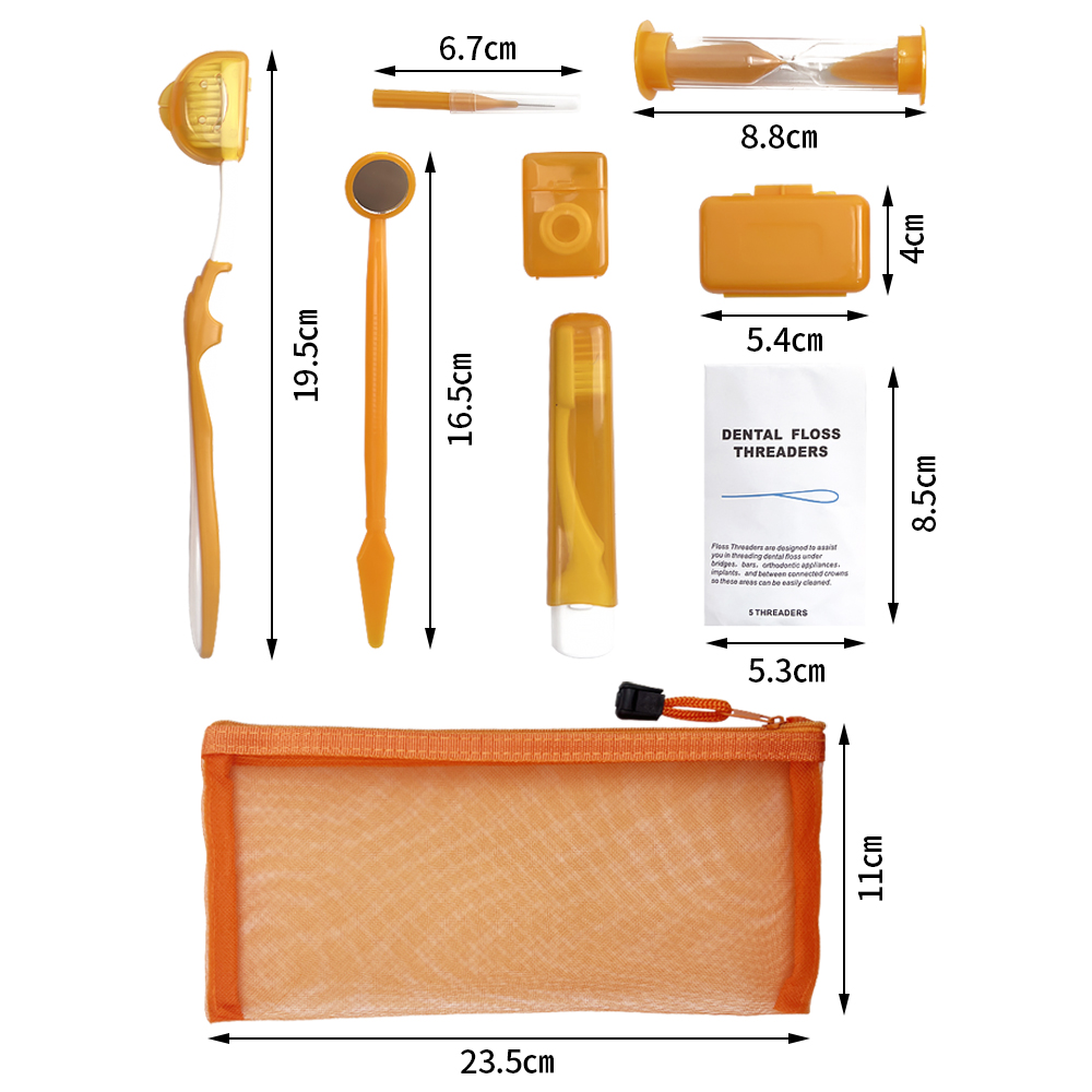 8 pçs/set ortodôntico kit esco - Teeth Whitening Brush avaliação e preço