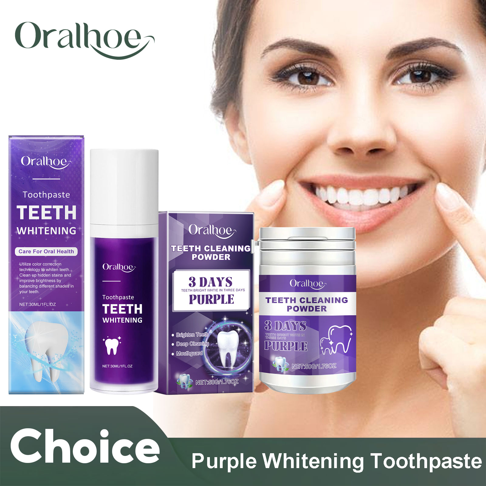 Corretor roxo para clareamento - Teeth Whitening Results avaliação e preço