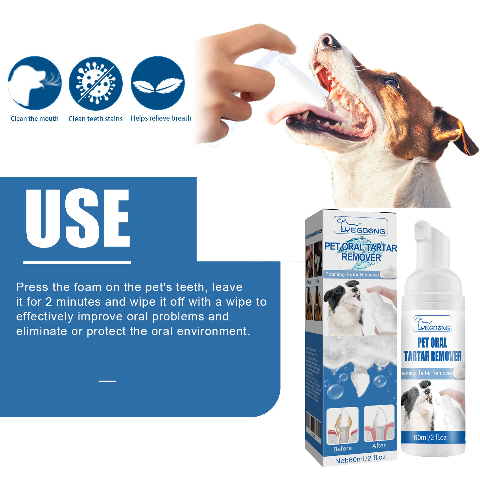 Removedor de Tártaro para Anim - Teeth Whitening Foam avaliação e preço