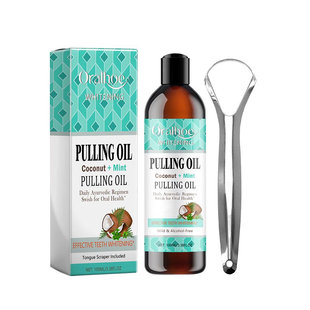 Enxaguante Bucal de Óleo de Co - Teeth Whitening Oil Pulling avaliação e preço