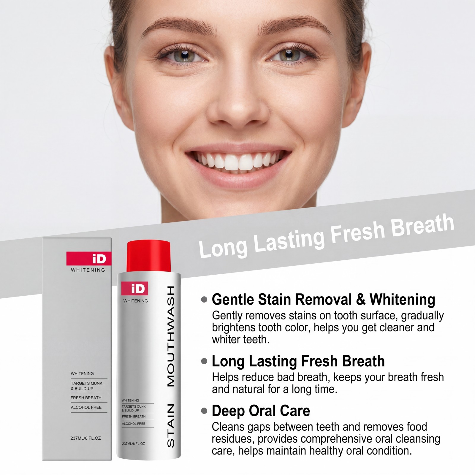 Novo Enxaguante Bucal Clareado - Teeth Whitening And Stain Removal avaliação e preço