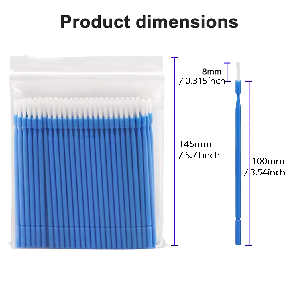 100 Unidades de Escovas Micro  - Teeth Whitening Brush avaliação e preço