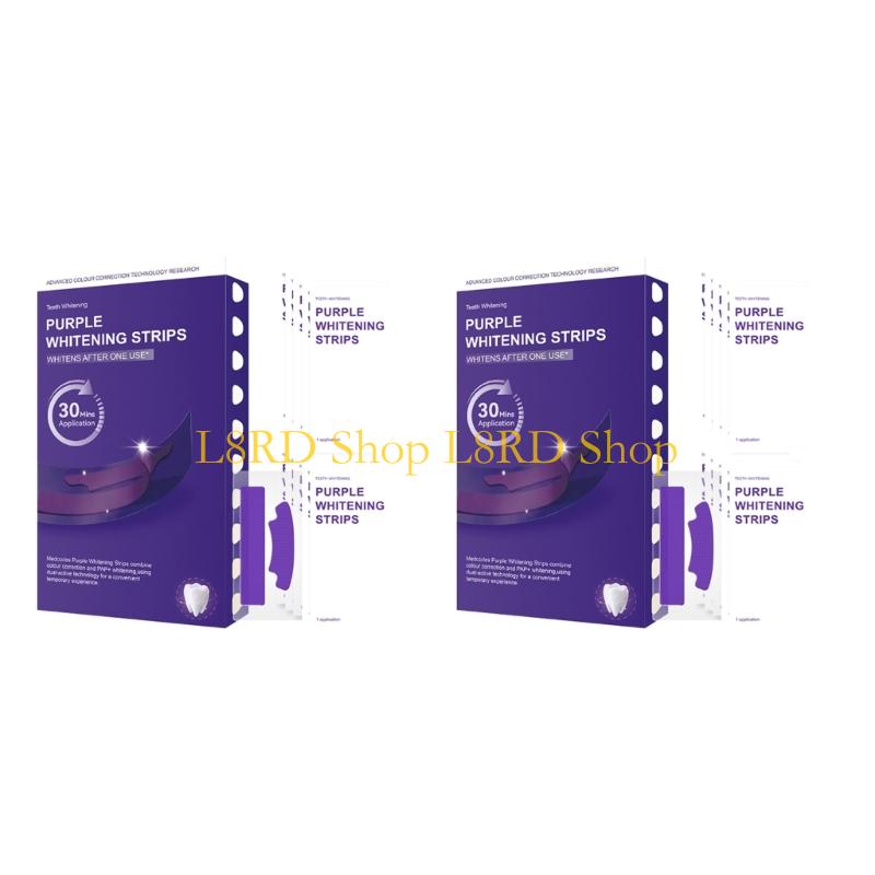 L8RD 7/14 pares Premium Roxo T - Teeth Whitening Quick avaliação e preço