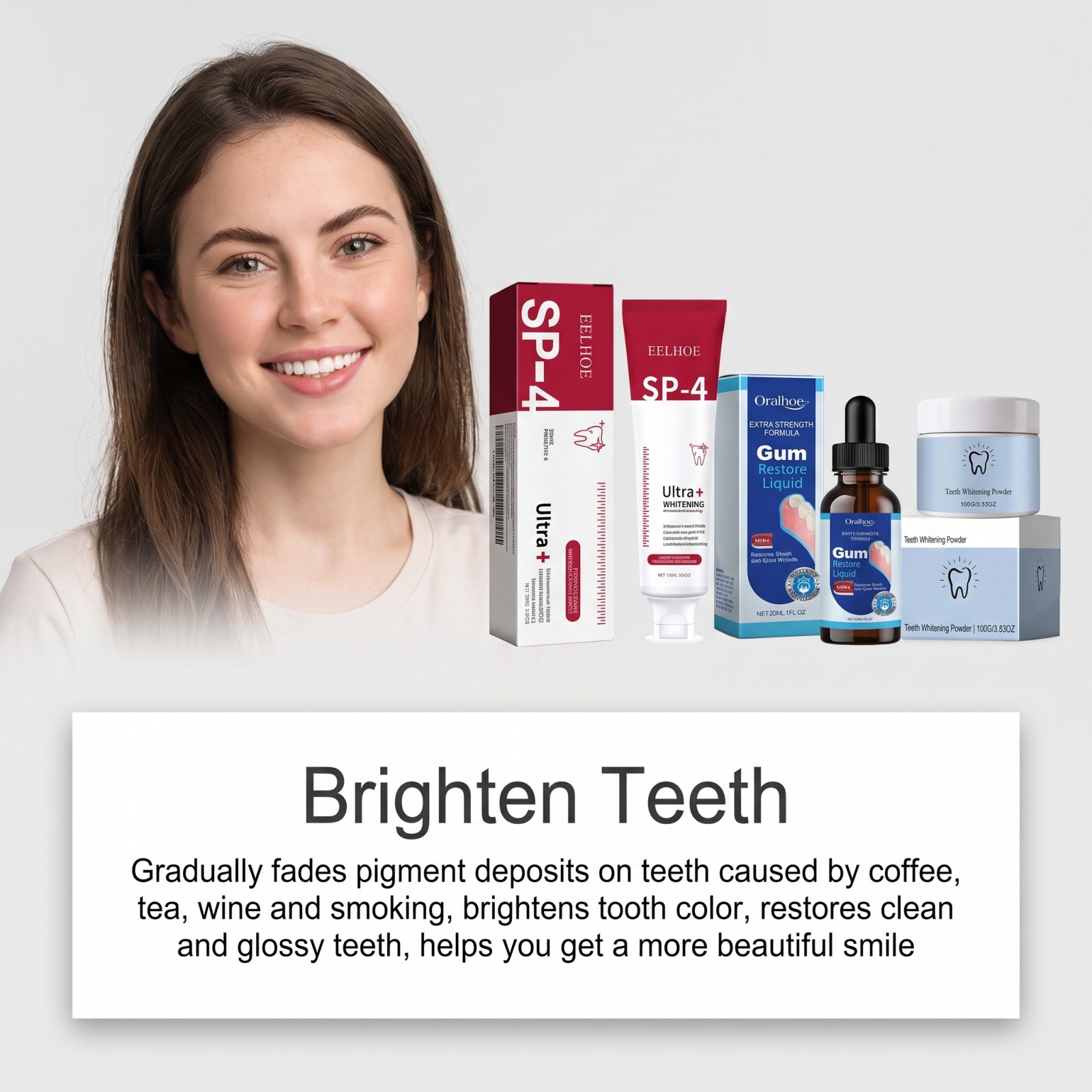 Kit de Cuidados Bucais: Pasta  - Teeth Whitening Foam avaliação e preço
