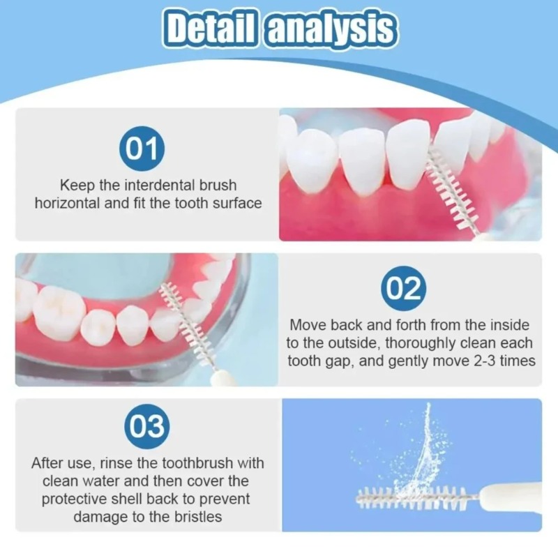 Caixa com 20 Escovas Interdent - Teeth Whitening Brush avaliação e preço