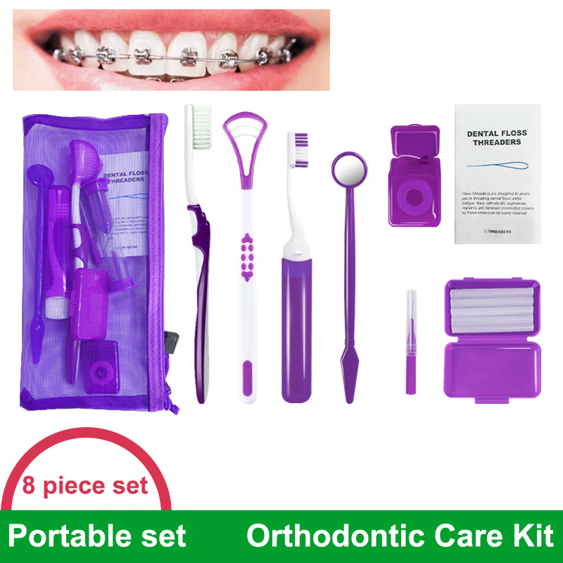 Kit de Cuidados Dentais com 8  - Teeth Whitening Brush avaliação e preço