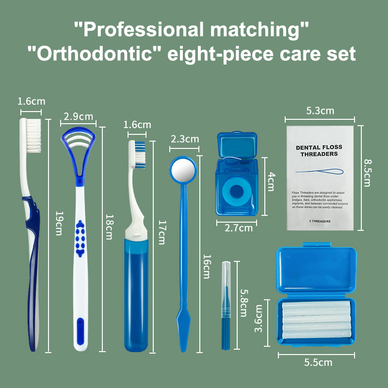 Kit de Cuidados Dentais com 8  - Teeth Whitening Brush avaliação e preço