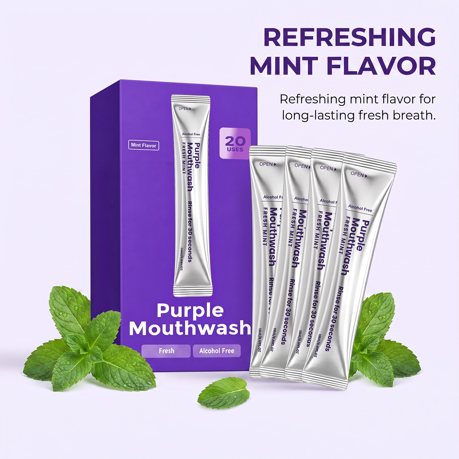 Enxaguante Bucal Roxo para Eli - Teeth Whitening And Stain Removal avaliação e preço