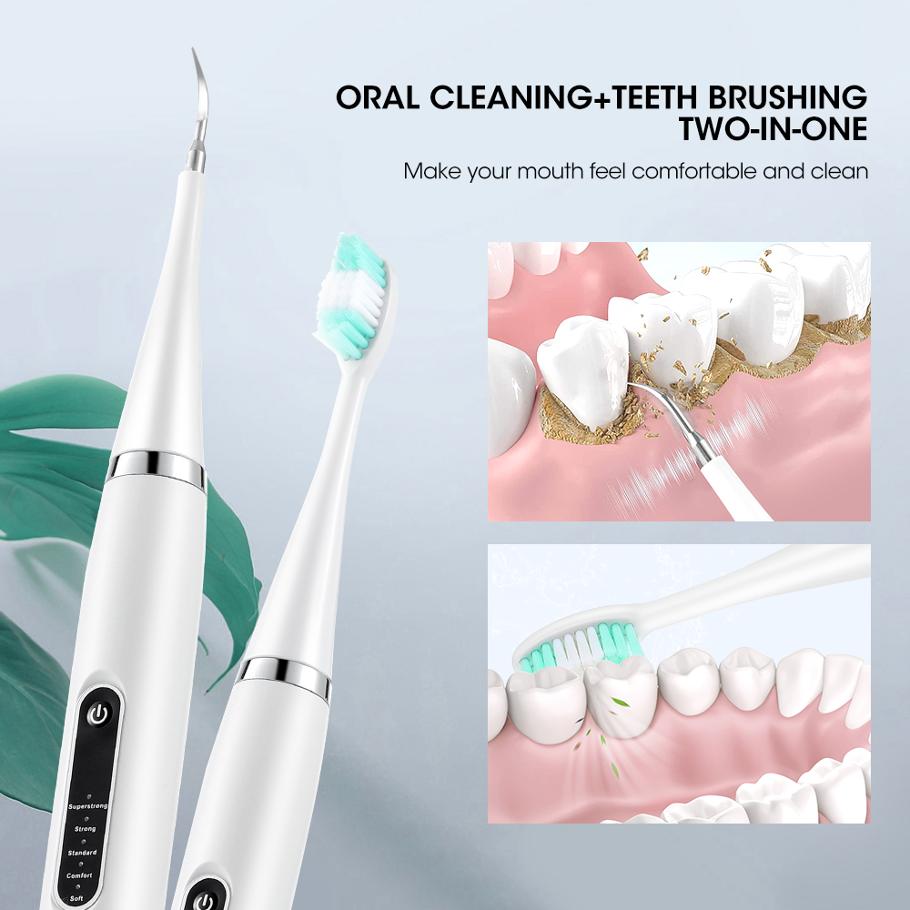 Scaler dental sonic elétrica 5 - Teeth Whitening And Stain Removal avaliação e preço
