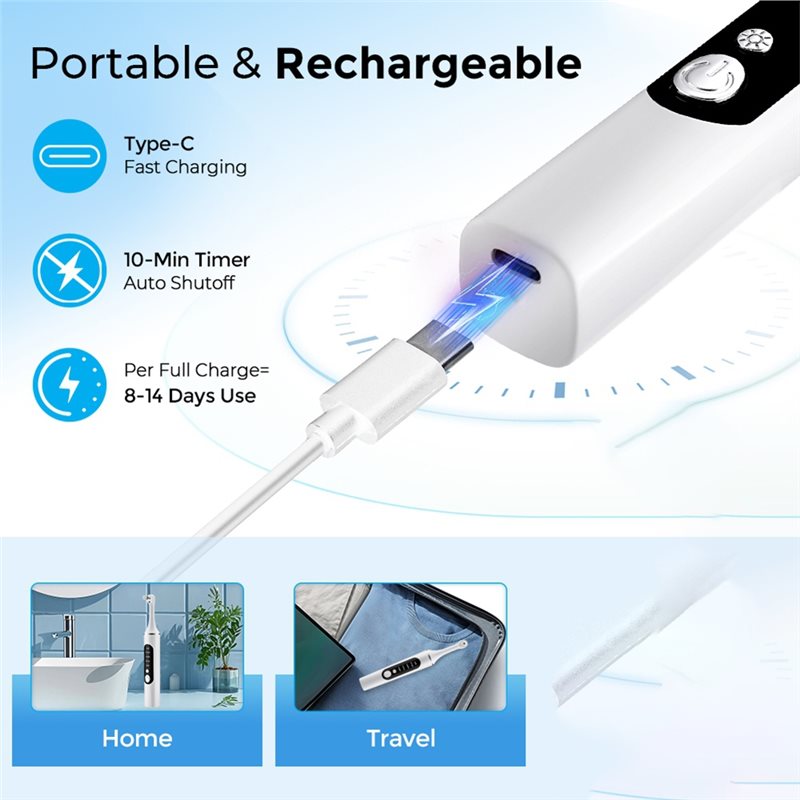 Polidor de Dentes Elétrico Rec - Teeth Whitening Brush avaliação e preço