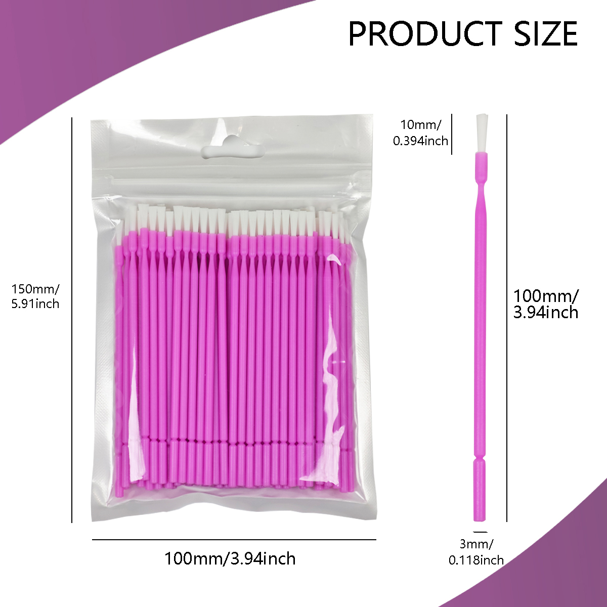 100 Unidades de Escovas Micro  - Teeth Whitening Brush avaliação e preço