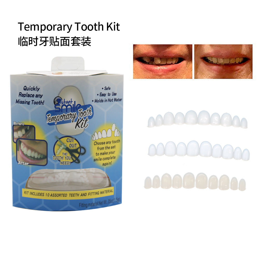 Dentes falsos folheados de den - Teeth Whitening Veneers avaliação e preço