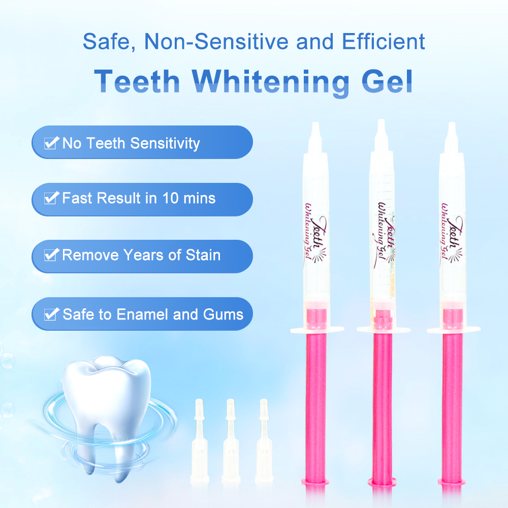 Kit de recarga de gel para cla - Teeth Whitening Options avaliação e preço