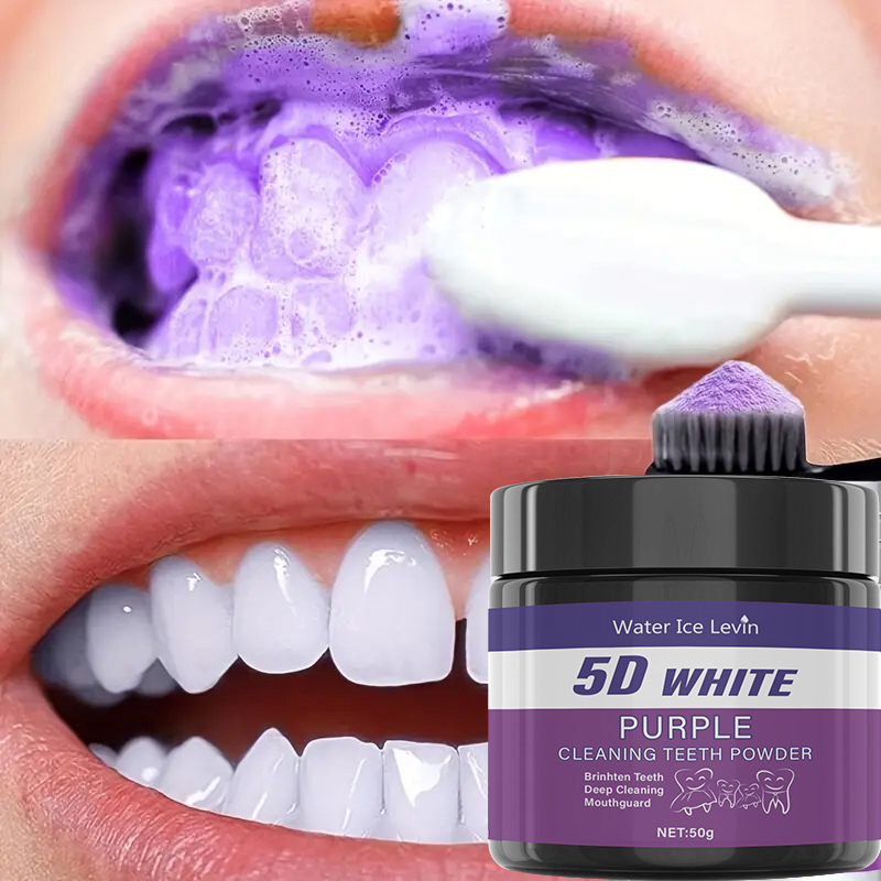 Água Gelo Levin Roxo Toothpowd - Teeth Whitening Oil Pulling avaliação e preço
